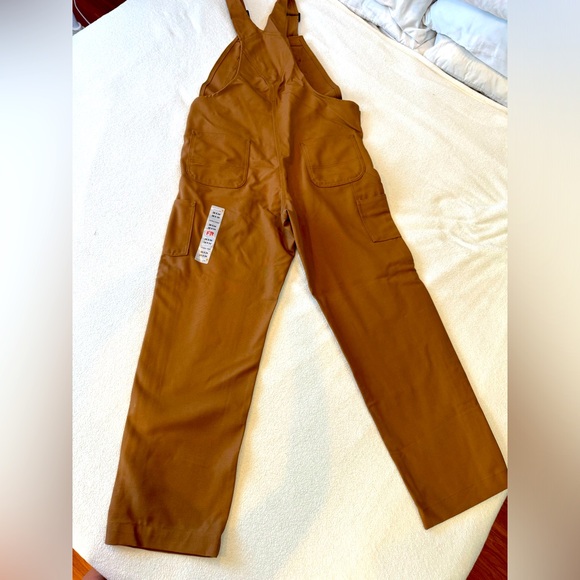 NWT- Carhartt Flame Resistant Quick Duck Bib Overall - Picture 3 of 5